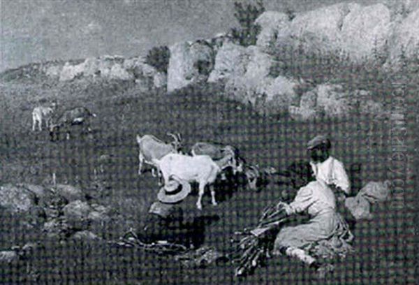 Loitering Oil Painting by William Robinson Leigh