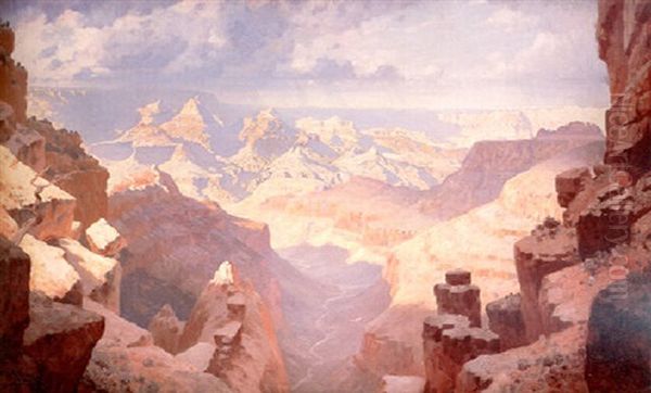Glory Of The Grand Canyon Oil Painting by William Robinson Leigh