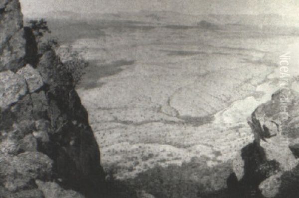 The Rift Valley Oil Painting by William Robinson Leigh