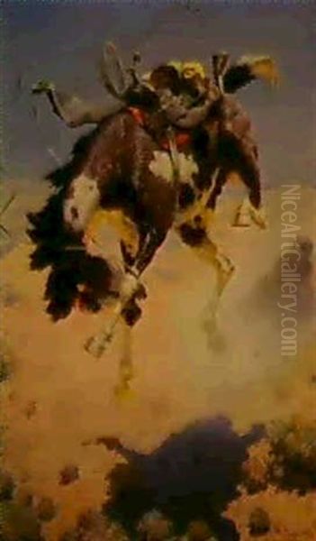 Downright Nasty Oil Painting by William Robinson Leigh