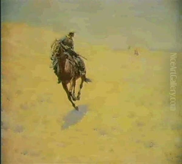 Pursuit Oil Painting by William Robinson Leigh
