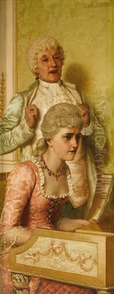 Involuntary Variations Oil Painting by Edmund Blair Blair Leighton