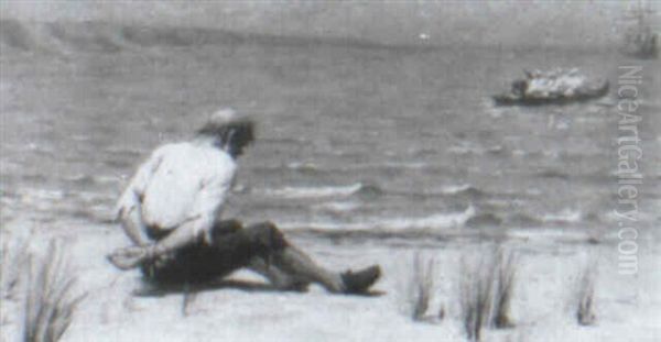 Marooned Oil Painting by Edmund Blair Blair Leighton