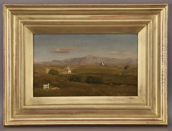 Monte Sacro, In The Roman Campagna, Showing The Roman Nomento Oil Painting by Lord Frederick Leighton