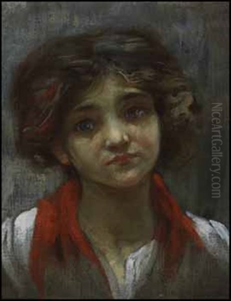 A Girl Of Capri Oil Painting by Lord Frederick Leighton