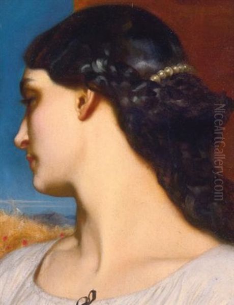 La Nanna (sunny Hours) Oil Painting by Lord Frederick Leighton