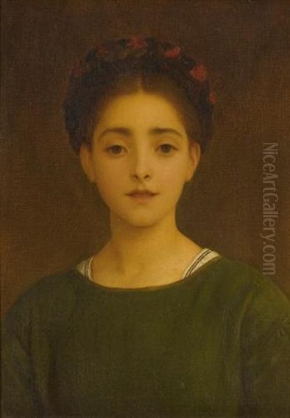 Leandra Oil Painting by Lord Frederick Leighton