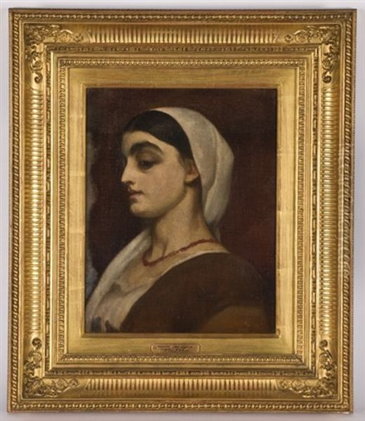 Portrait Of Stella Oil Painting by Lord Frederick Leighton