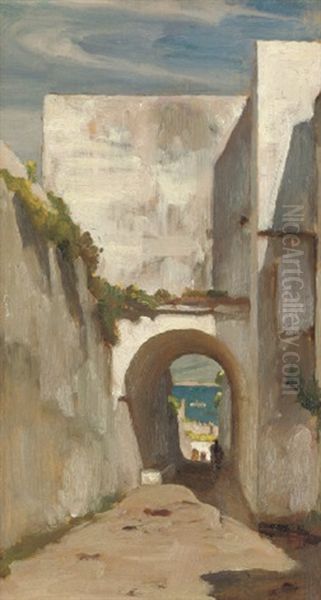 Gateway, Algiers Oil Painting by Lord Frederick Leighton