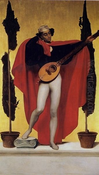 Music Oil Painting by Lord Frederick Leighton