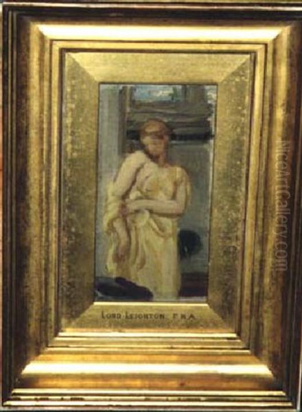Iostephane Oil Painting by Lord Frederick Leighton