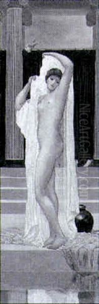 The Bath Of Psyche Oil Painting by Lord Frederick Leighton