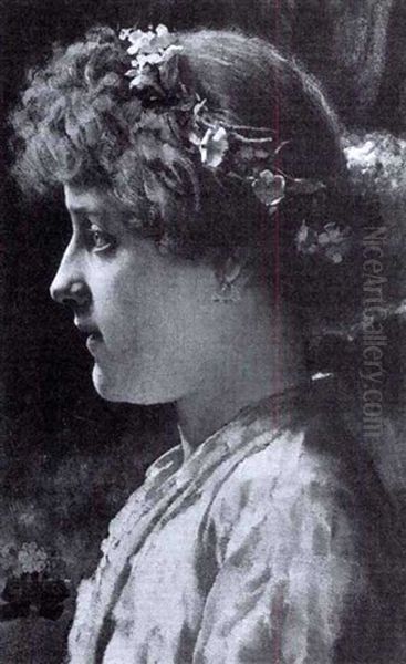 Spring Oil Painting by Lord Frederick Leighton