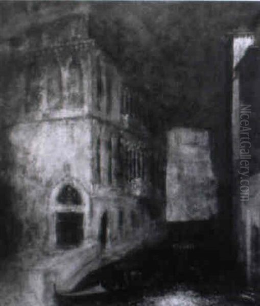 Kanal In Venedig Oil Painting by Karl Leipold