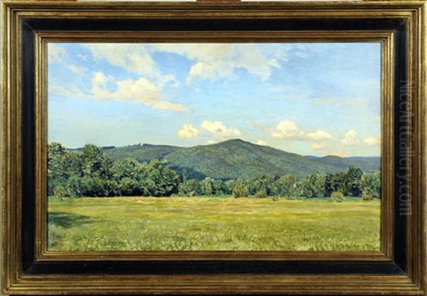 Paysage De Montagne Oil Painting by Thomas Leitner