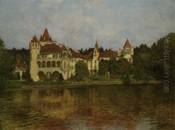 Schlos Oil Painting by Thomas Leitner