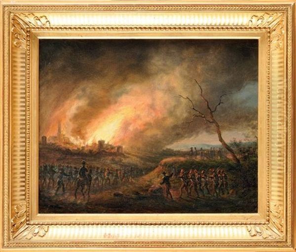 La Campagne De Russie Oil Painting by Louis Fr., Baron Lejeune