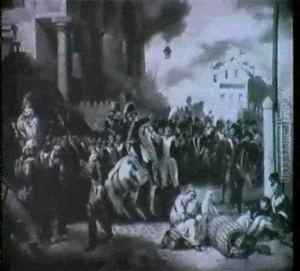 Soggetto Napoleonico Oil Painting by Louis Fr., Baron Lejeune