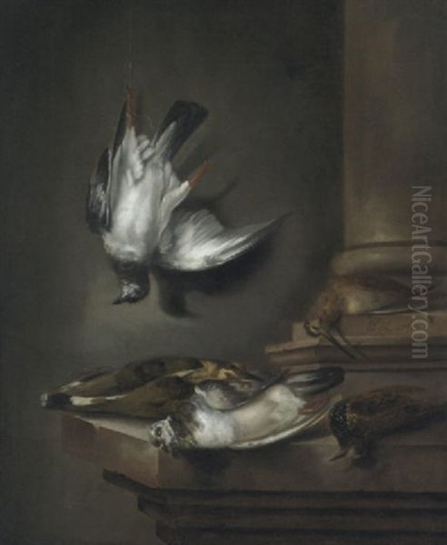 Stilleben Mit Erlegtem Federwild Oil Painting by Cornelis van Lelienbergh