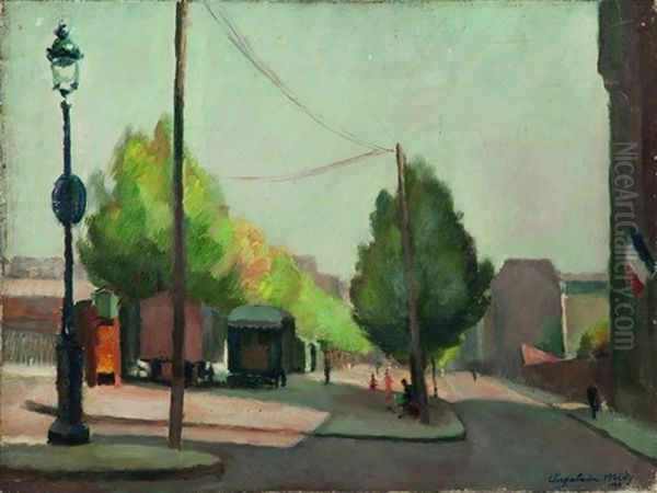 Bouquet A La Timbale D'argent Oil Painting by Madeleine Jeanne Lemaire