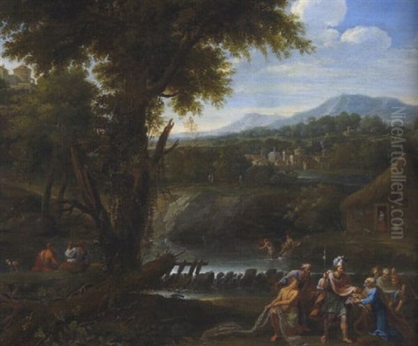 Mythologische Szene Oil Painting by Pierre (Lemaire-Poussin) Lemaire