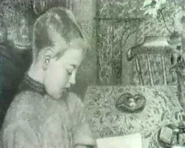 Jacques Dessinant (1905) Oil Painting by Georges Lemmen