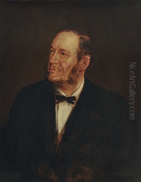 Portrait Of Man Oil Painting by Lenbach Franz Von