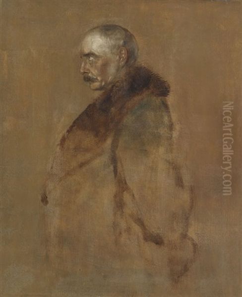 Chlodwig Furst Zu Hohenlohe-schillingsfurst (1819-1901) Oil Painting by Lenbach Franz Von