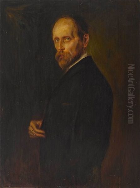 Joseph Von Kopf Oil Painting by Lenbach Franz Von