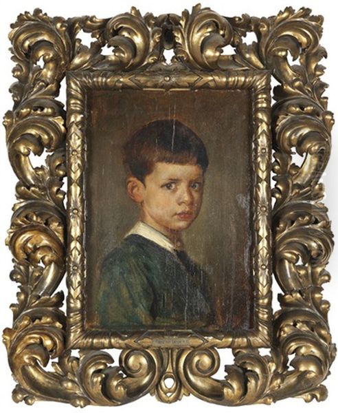 Portrat Des Kronprinzen Rupprecht Von Bayern (1869-1955) Oil Painting by Lenbach Franz Von