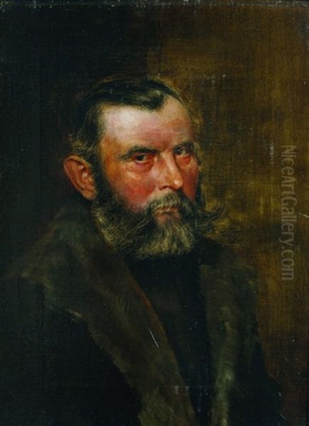 Bildnis Eines Mannes Oil Painting by Lenbach Franz Von