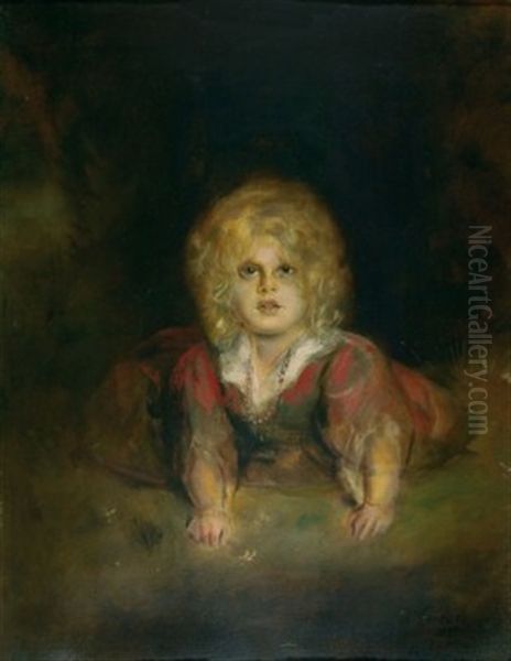 Marion Lenbach Oil Painting by Lenbach Franz Von