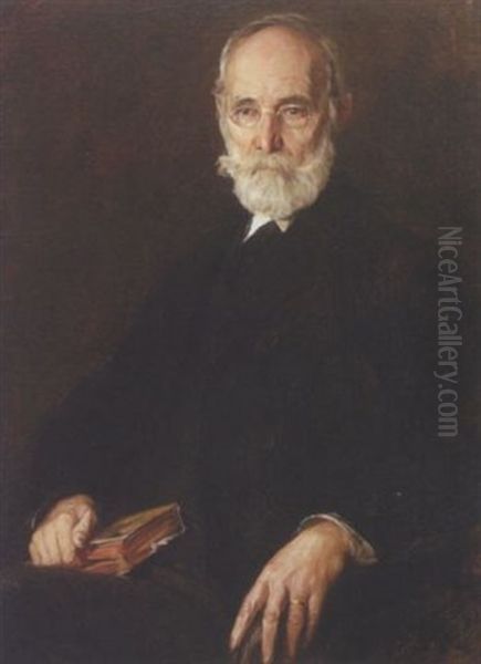 Herrenportrat Oil Painting by Lenbach Franz Von