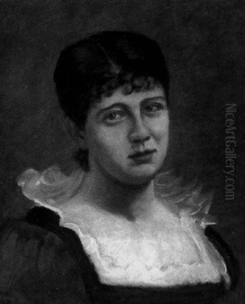 Comtess V. W. Oil Painting by Lenbach Franz Von