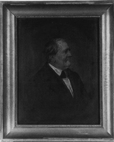 Franz Lachner Oil Painting by Lenbach Franz Von