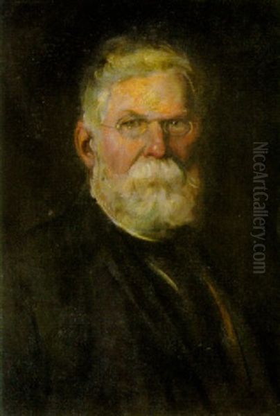 Bildnis Des Industriellen Hermann Gruson Aus Magdeburg Oil Painting by Lenbach Franz Von