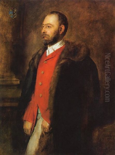 Bildnis D'orville Busing Oil Painting by Lenbach Franz Von