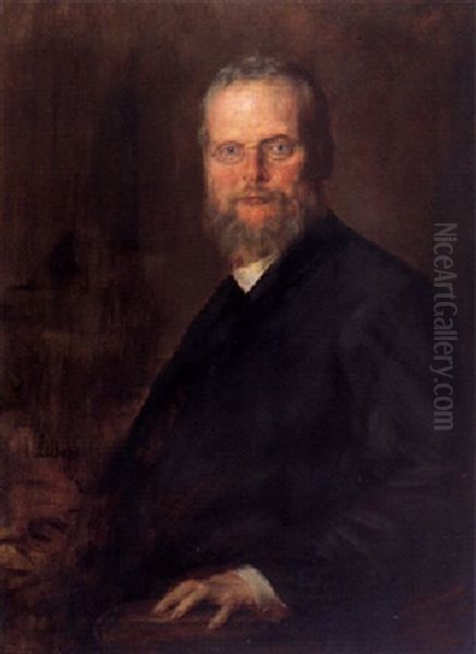 Ludwig Kronprinz Von Bayern Oil Painting by Lenbach Franz Von