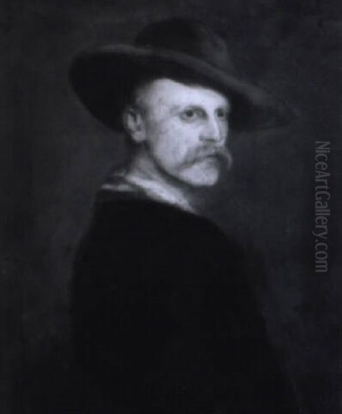 Der Polarforscher Fridtjof Nansen (1861-1930) Oil Painting by Lenbach Franz Von