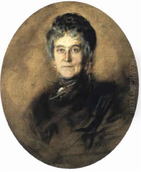 Grafin Arco Oil Painting by Lenbach Franz Von