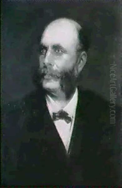 Portrat Eines Osterreichischen Gesandten Oil Painting by Lenbach Franz Von