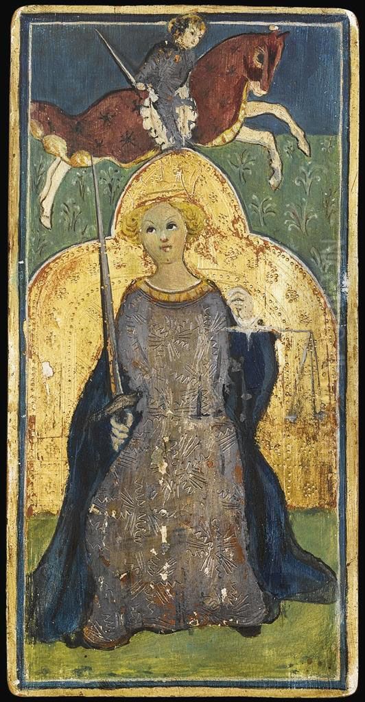 La Giustizia Oil Painting by Bonifacio Bembo