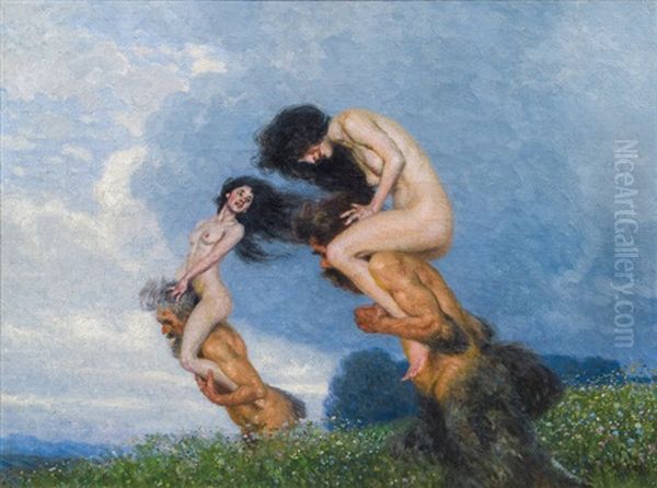 Sommerlust Oil Painting by Maximilian, Max Lenz