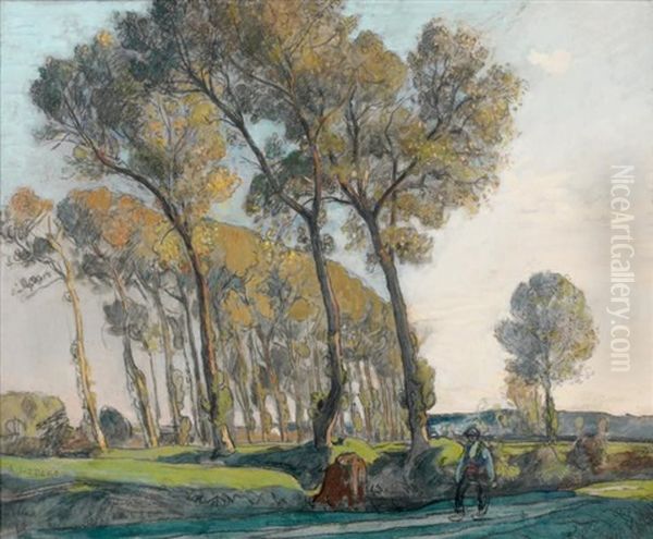 Paysage Vendeen Oil Painting by Auguste Lepere