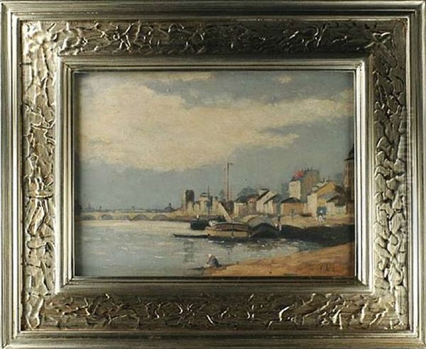 Montmartre, Le Sacre-coeur Oil Painting by Stanislas Lepine