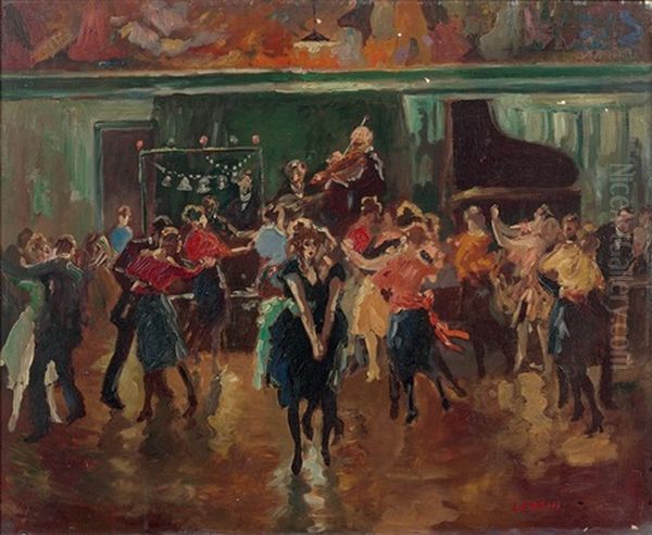 Le Bal Oil Painting by Marcel Leprin