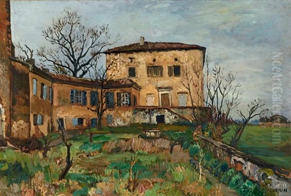 La Maison D'utrillo Oil Painting by Marcel Leprin