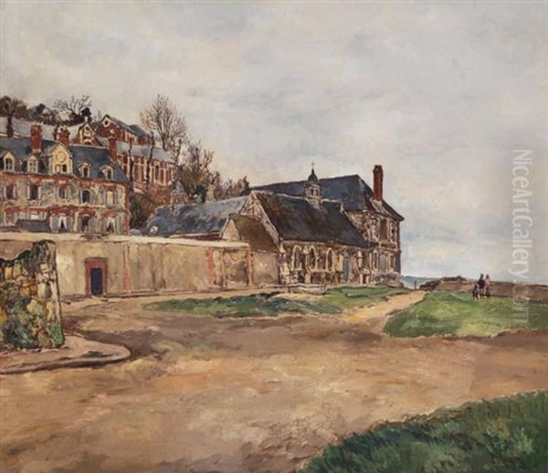 Cote De Grace A Honfleur Oil Painting by Marcel Leprin