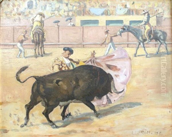 Corrida Oil Painting by Marcel Leprin