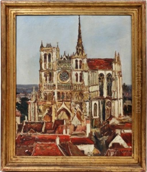 Untitled Oil Painting by Marcel Leprin